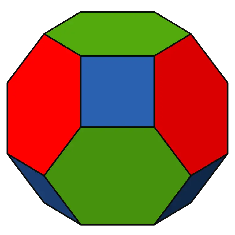 Colorful 3D Geometric Shape