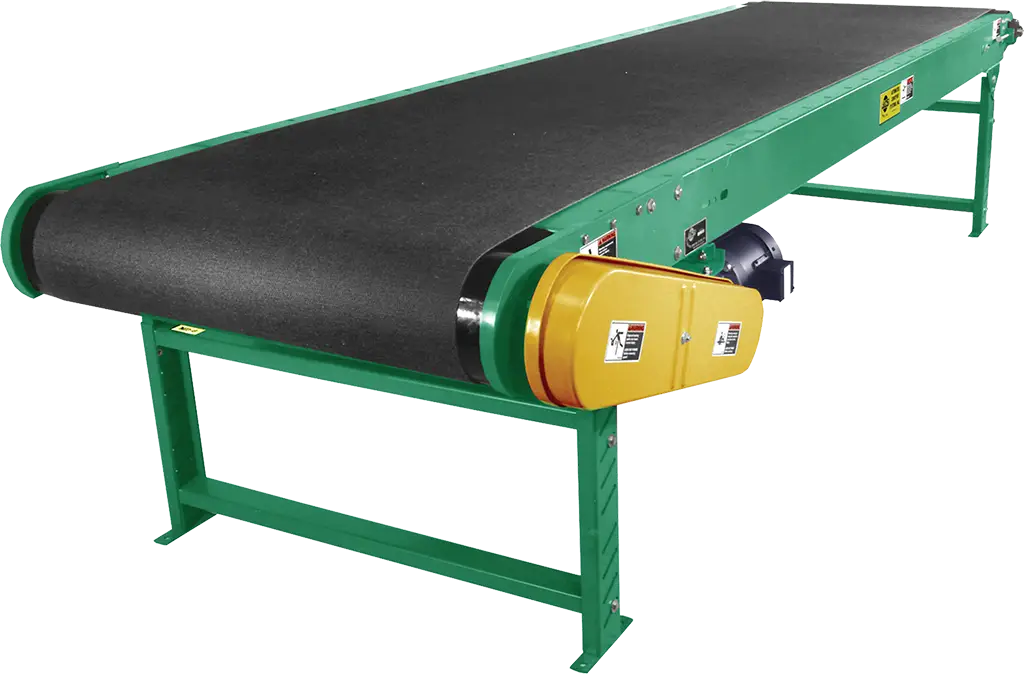 Green Conveyor Belt System for Industrial Use