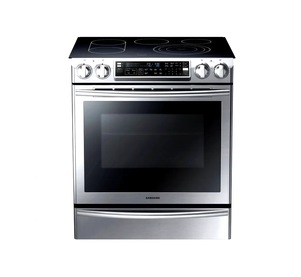 Silver Electric Oven for Modern Kitchen