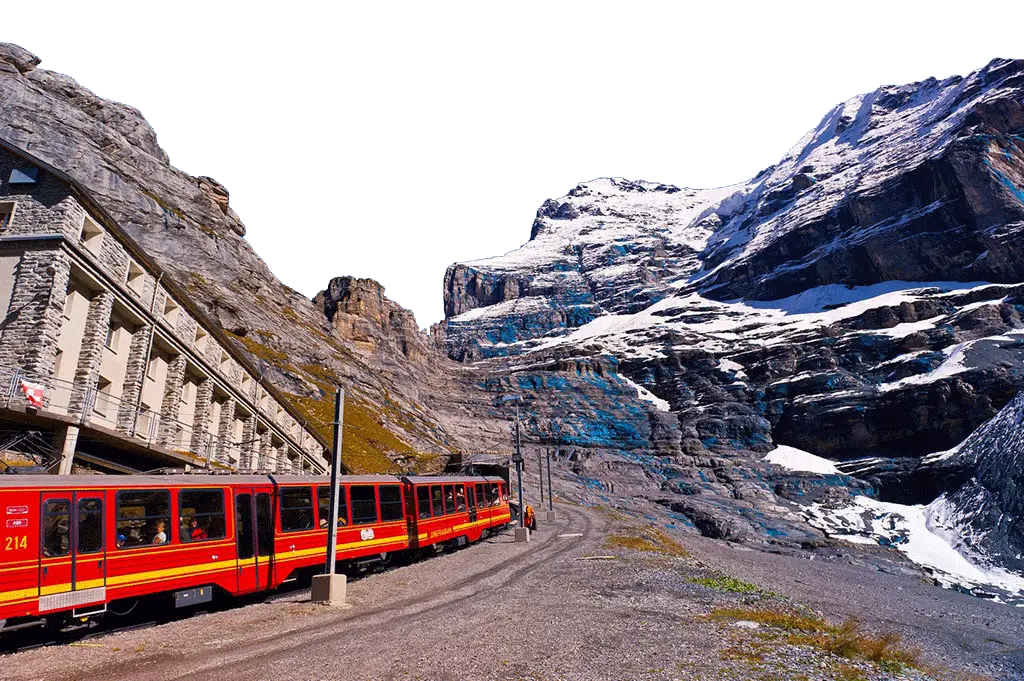 Scenic Mountain Train Journey