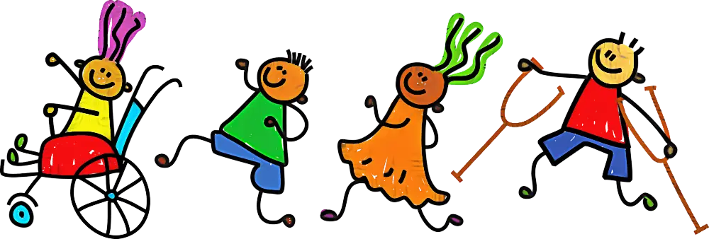 Diverse Children Playing Illustration