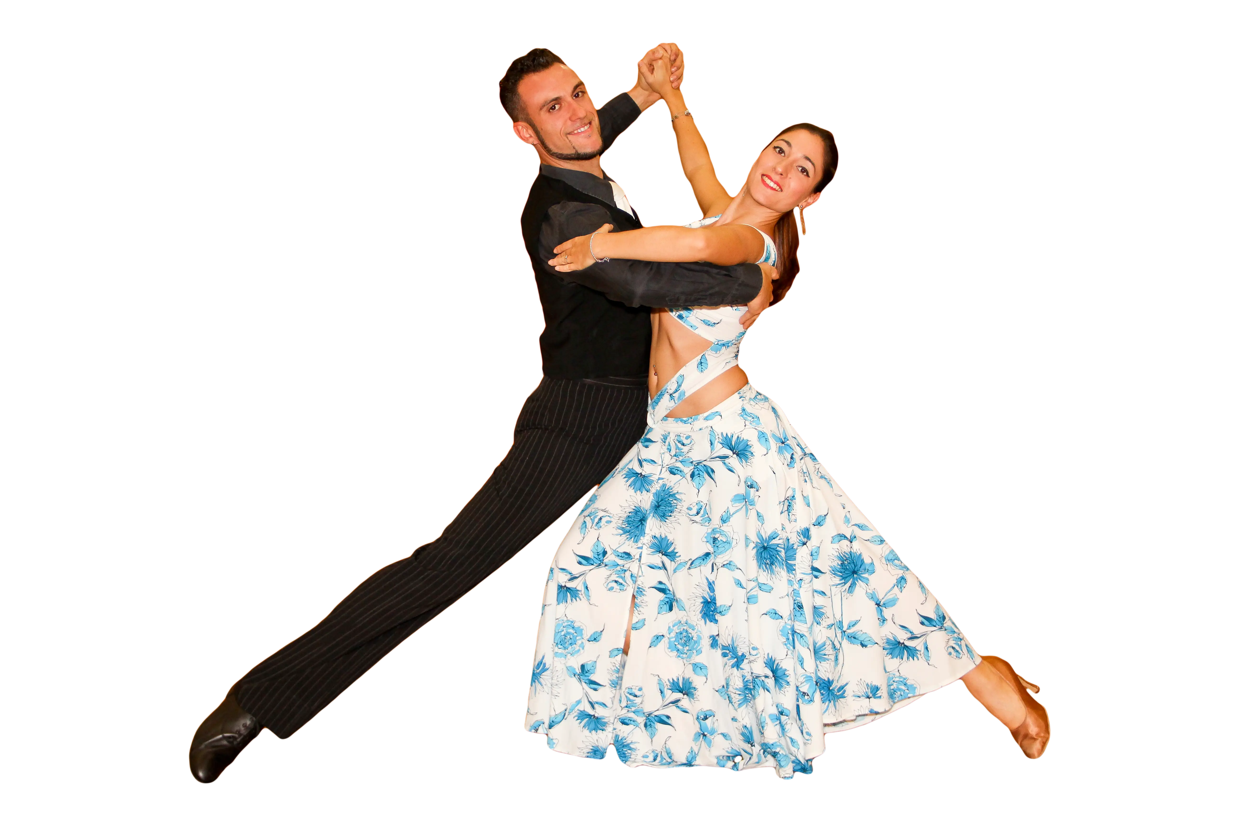 Graceful Dancing Couple in Performance