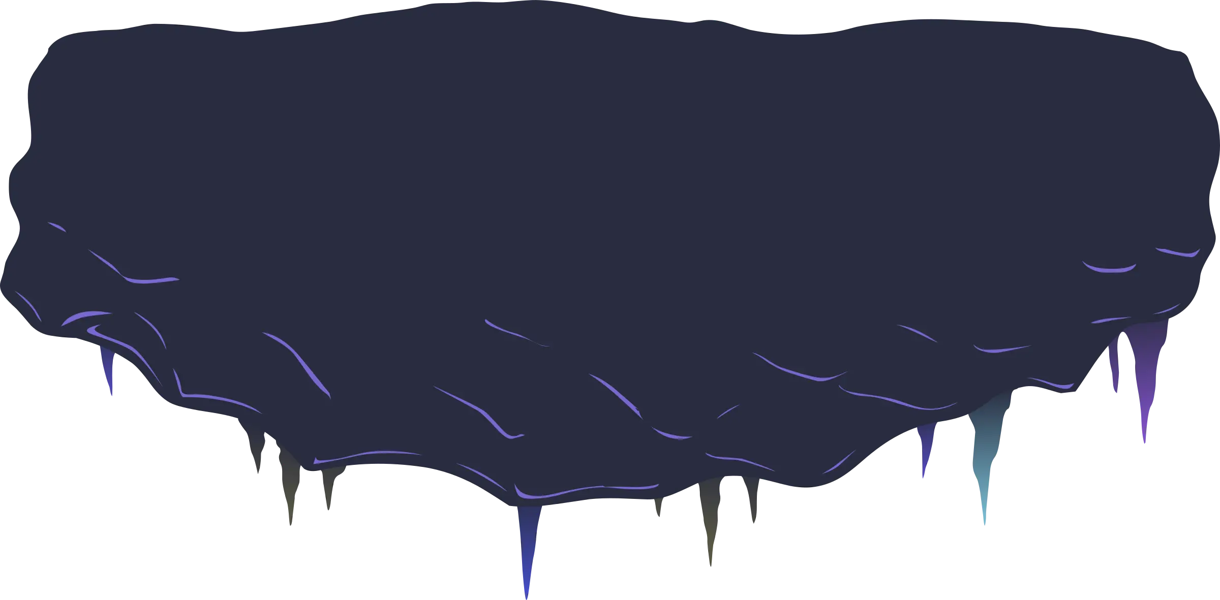 Floating Rock Platform Illustration