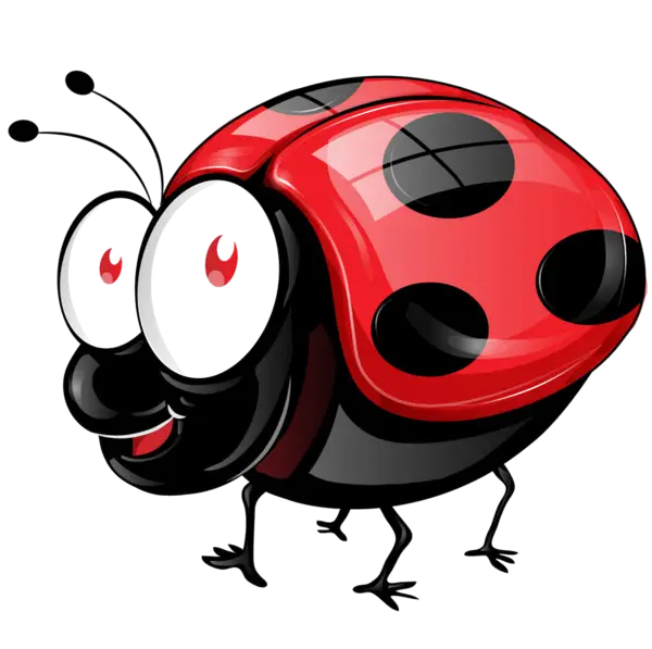 Cute Cartoon Ladybug