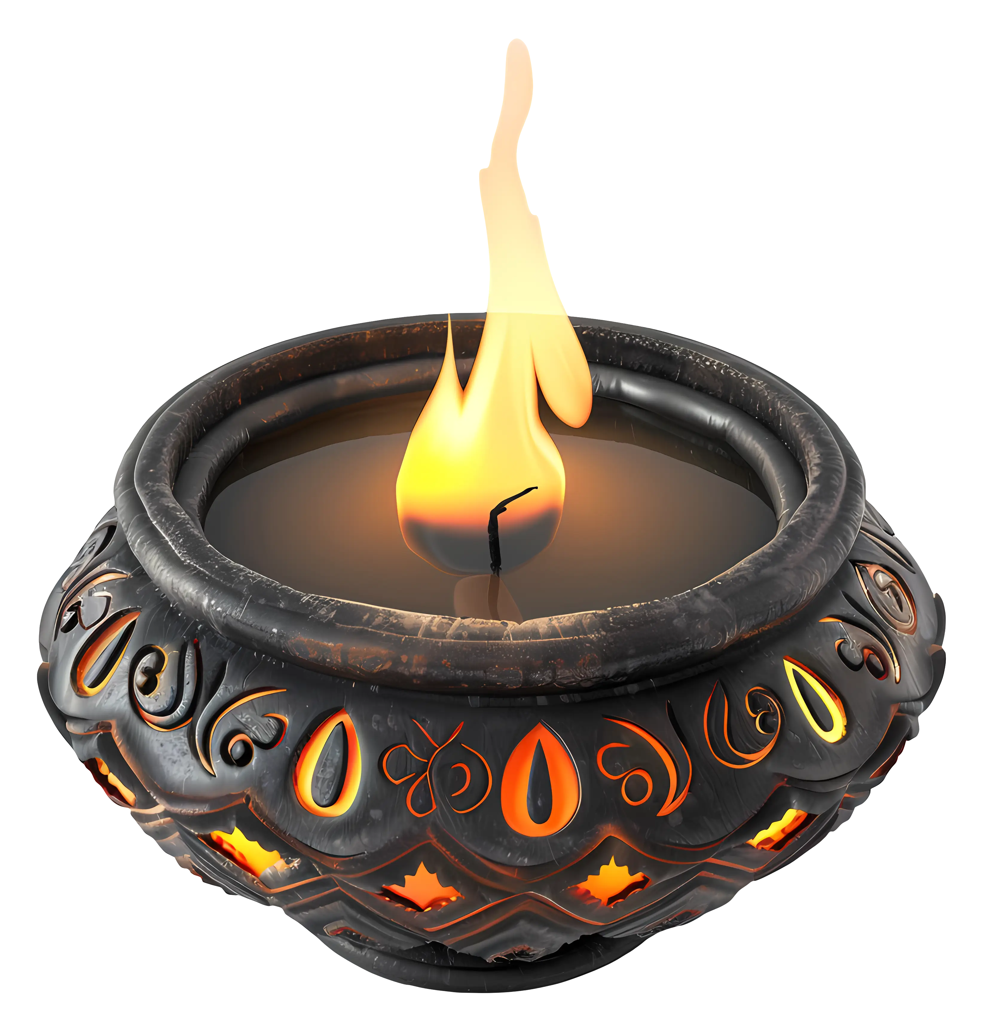 Decorative Candle with Flame
