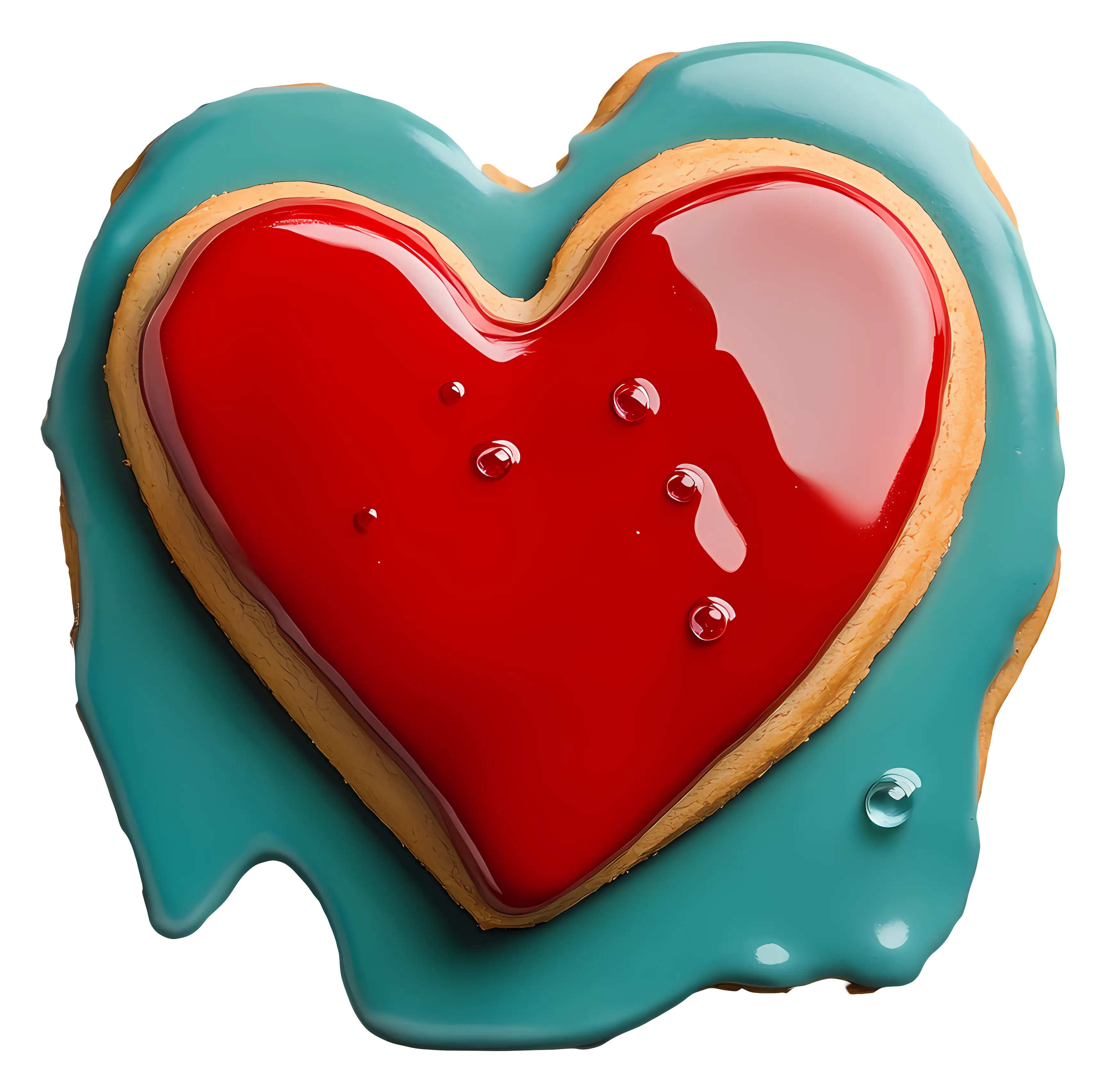 Heart Shaped Cookie with Icing