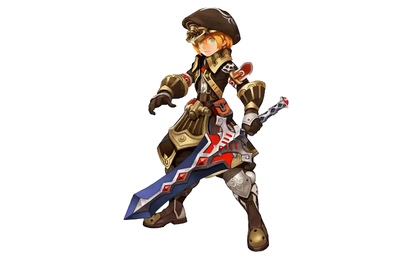 Warrior with Sword Character