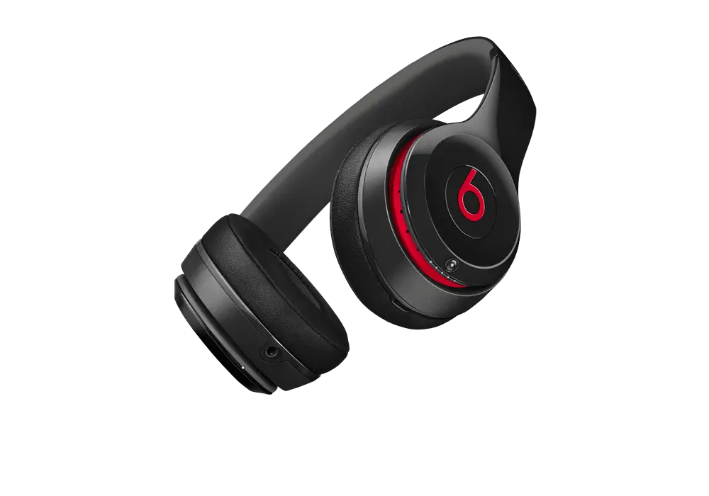 Black and Red Beats Headphones