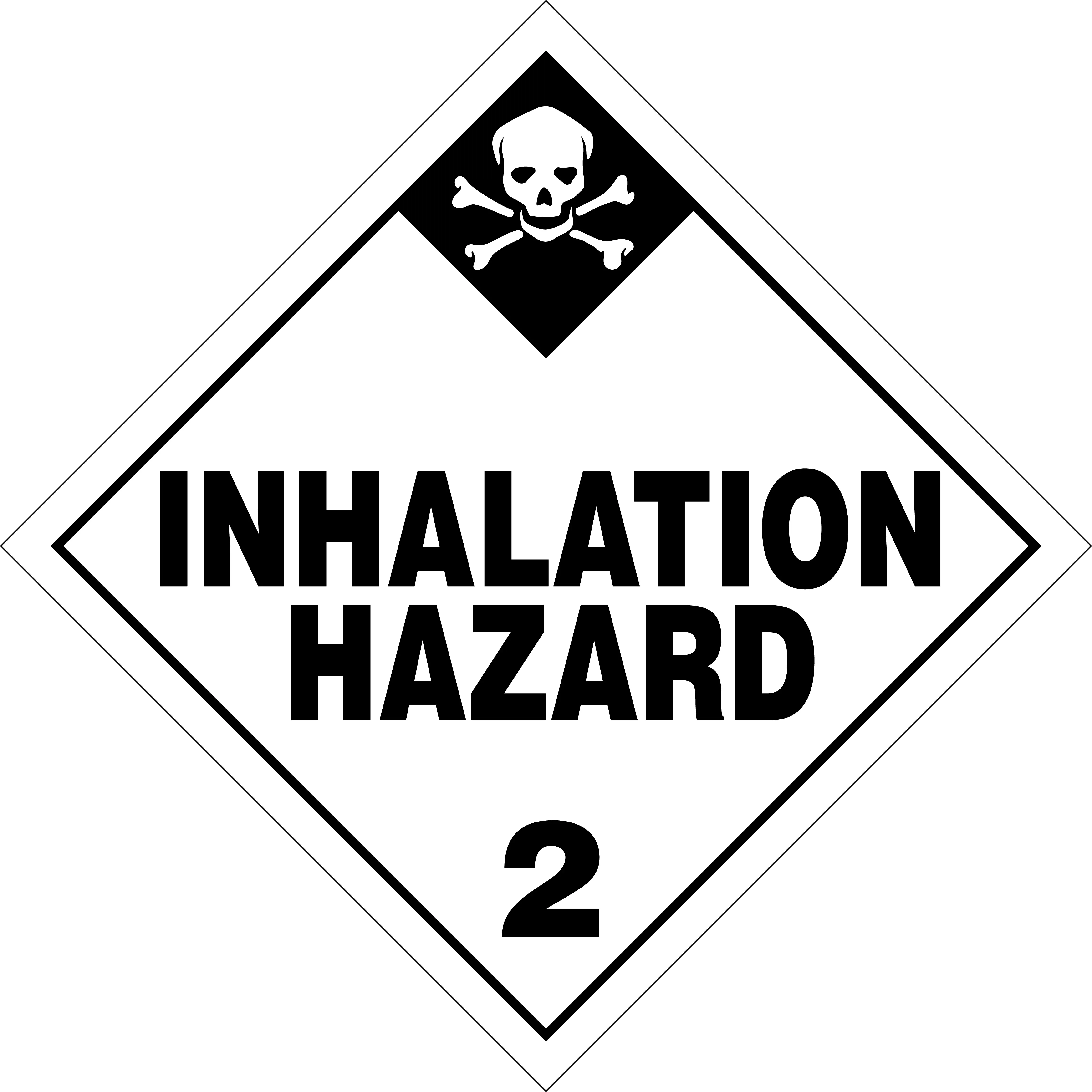 Inhalation Hazard Warning Sign