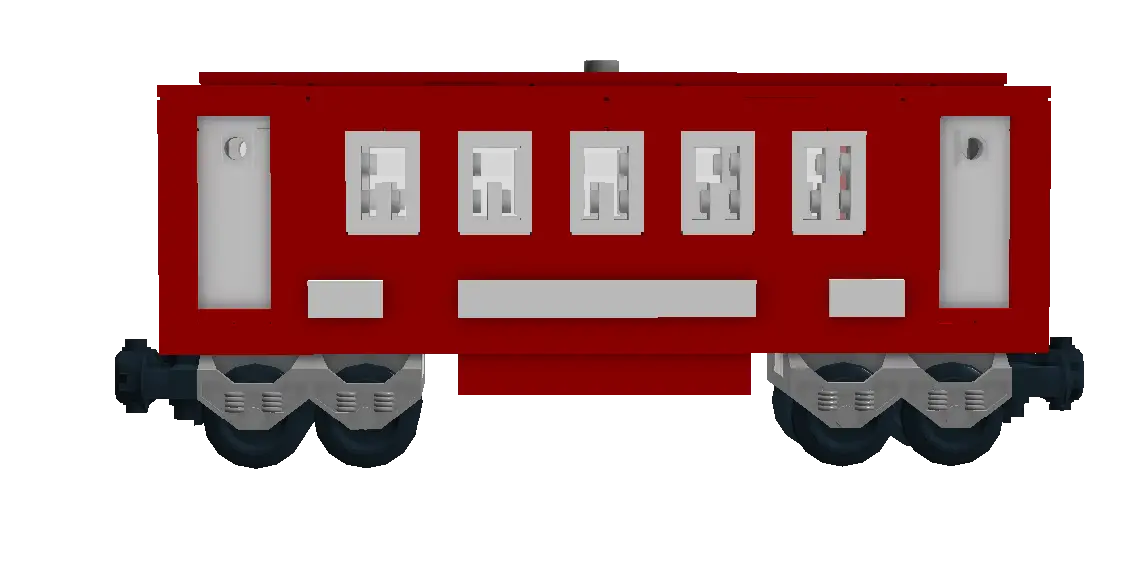 Red Train Carriage Illustration