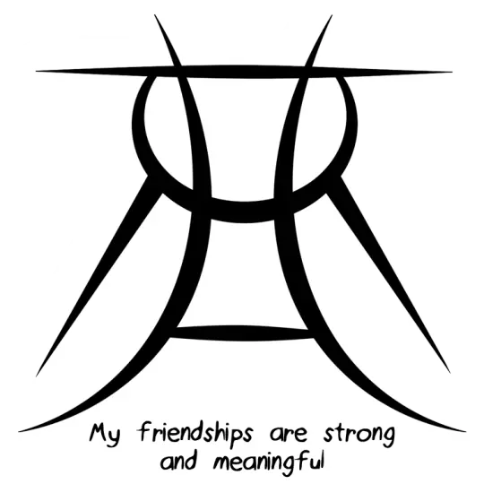 Symbol for Strong and Meaningful Friendships