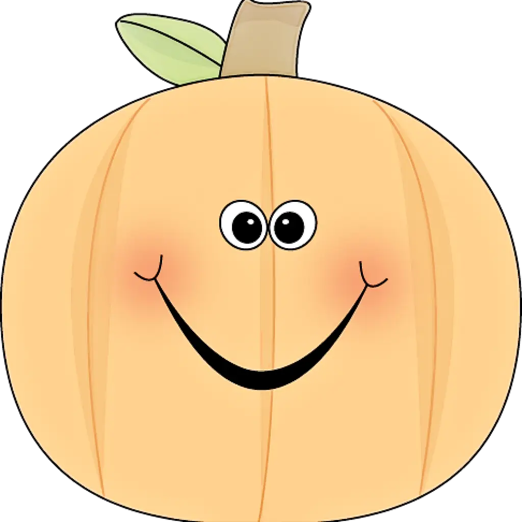 Smiling Pumpkin Cartoon Illustration