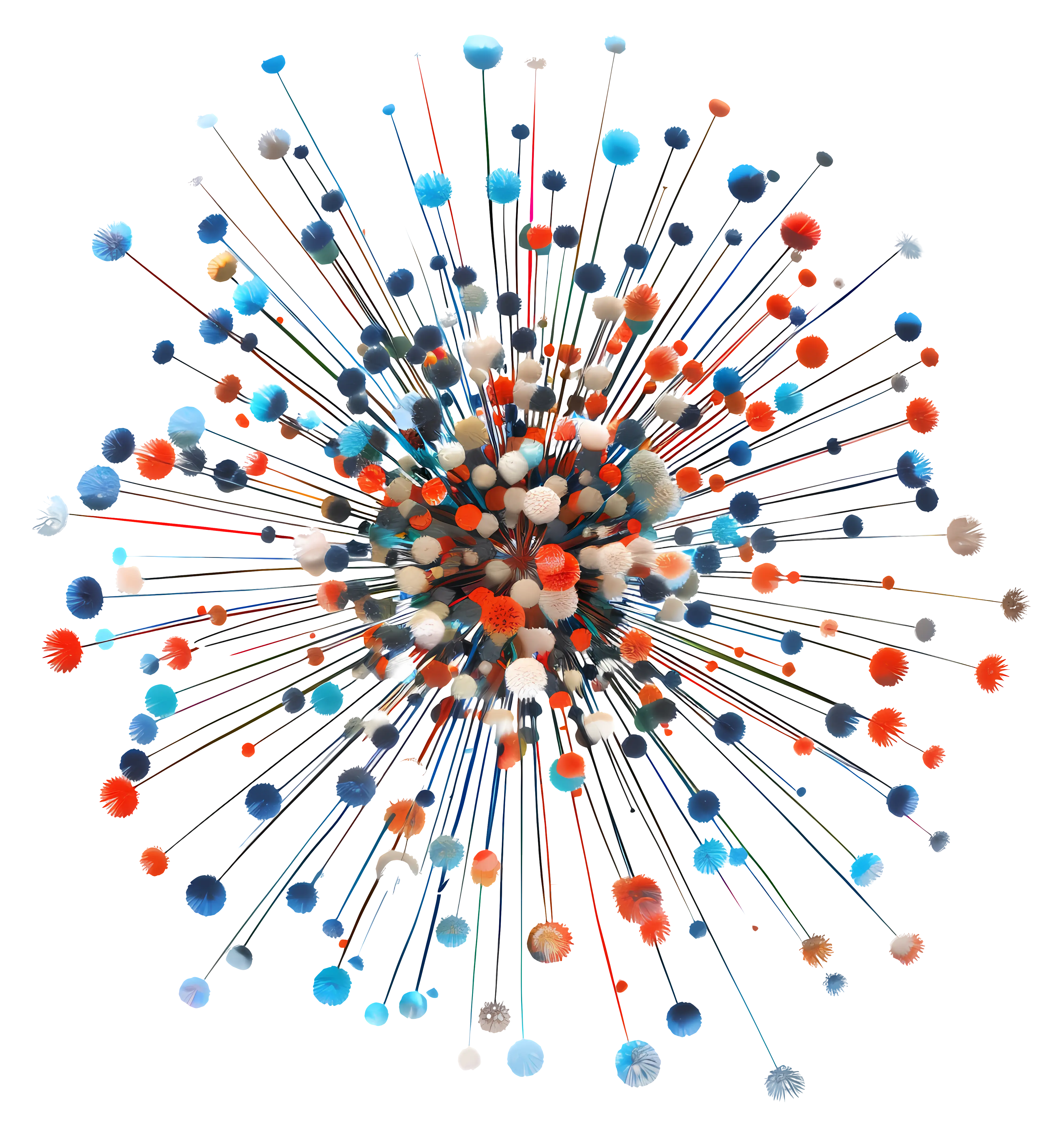 Colorful Abstract Burst