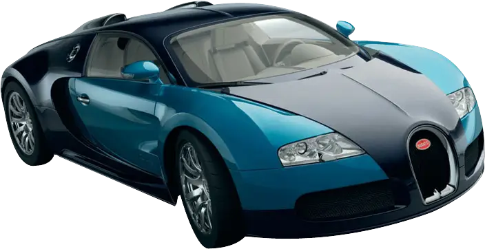 Luxury Blue Sports Car