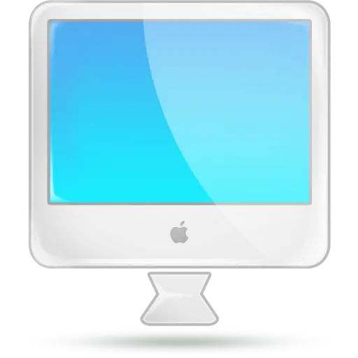 Transparent Apple Monitor Icon