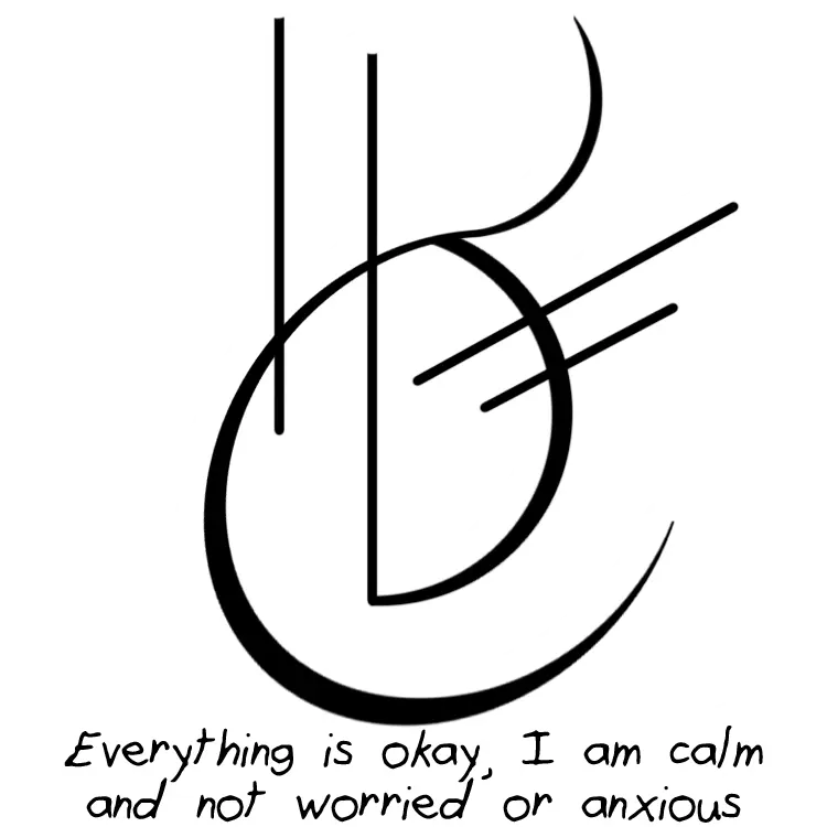 Calm Sigil with Text