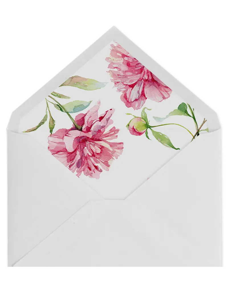 Floral Envelope for Letters