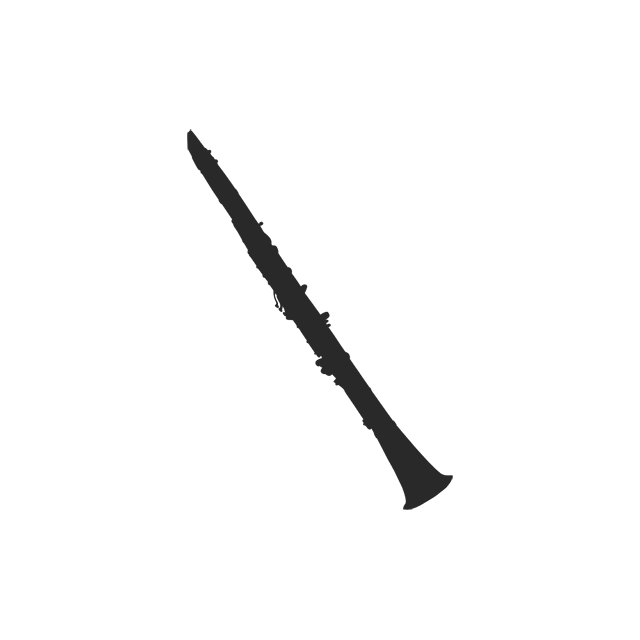 Silhouette of a Clarinet