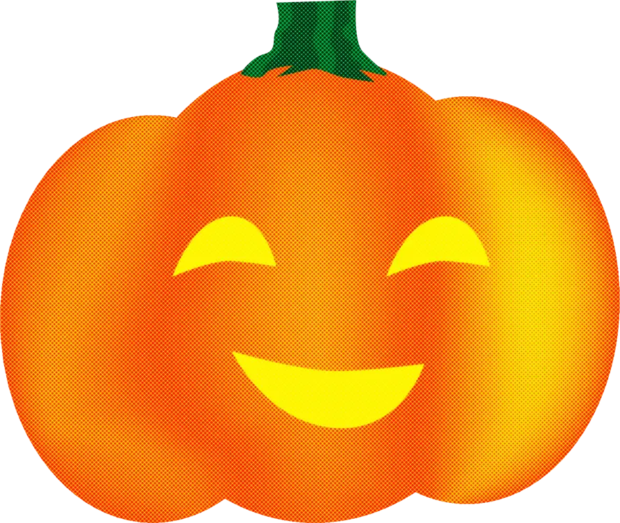Smiling Jack-O&#039;-Lantern Pumpkin for Halloween