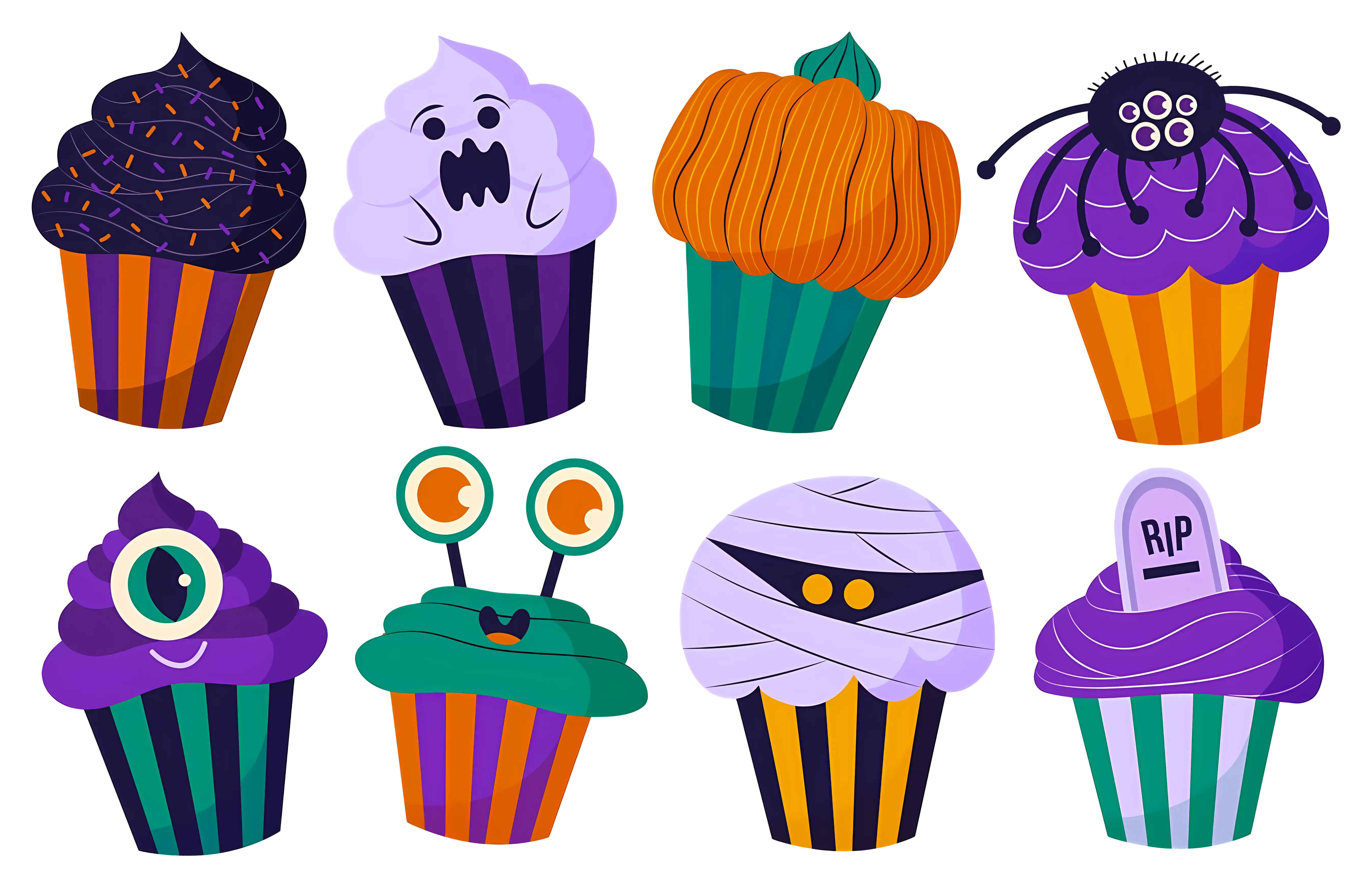 Halloween Themed Cupcakes