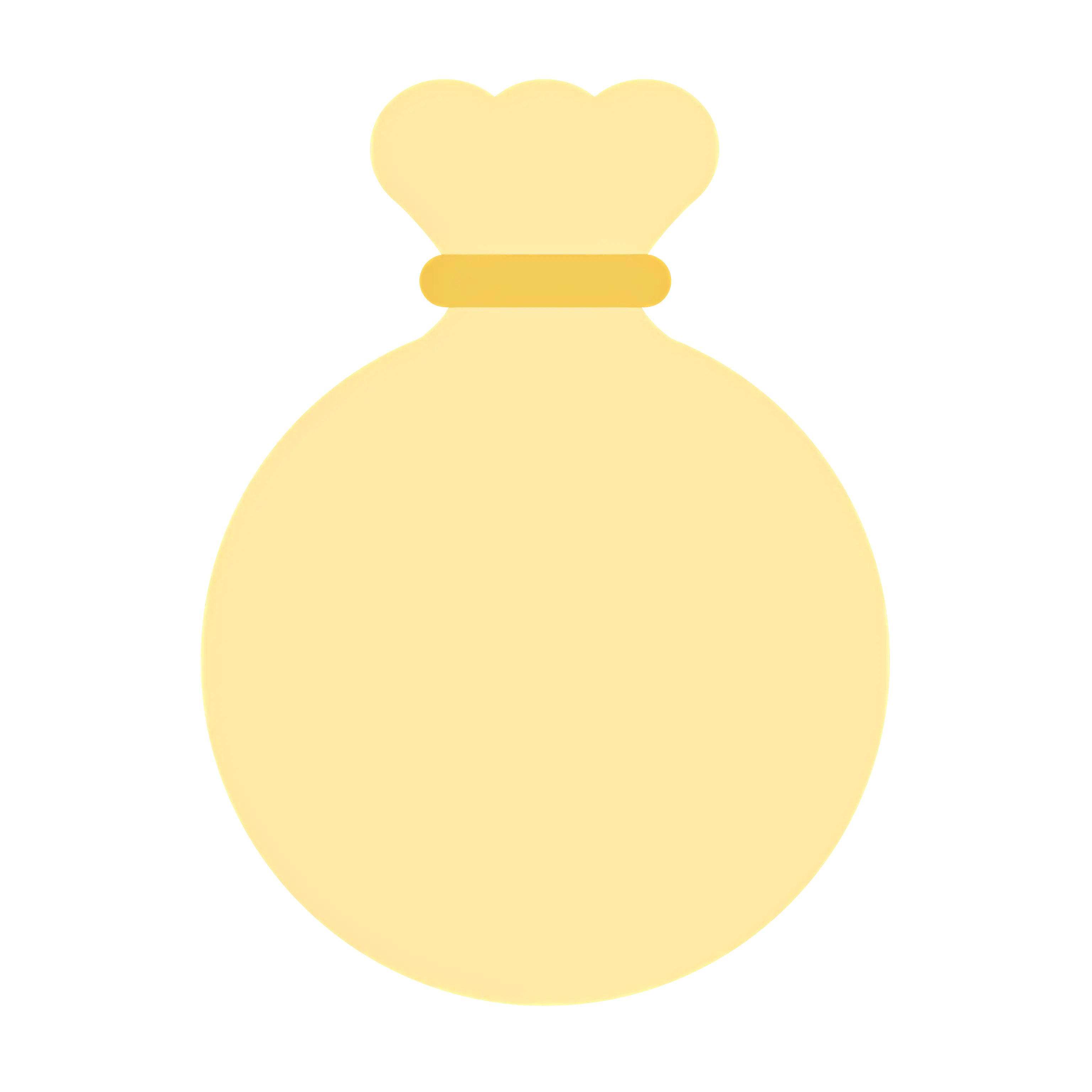 Yellow Money Bag Illustration