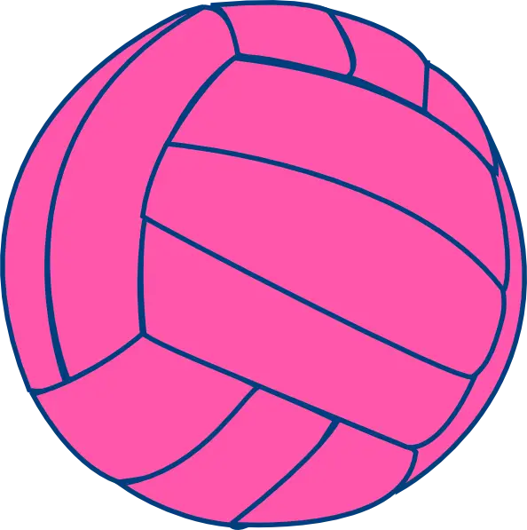 Pink Volleyball for Sports and Recreation
