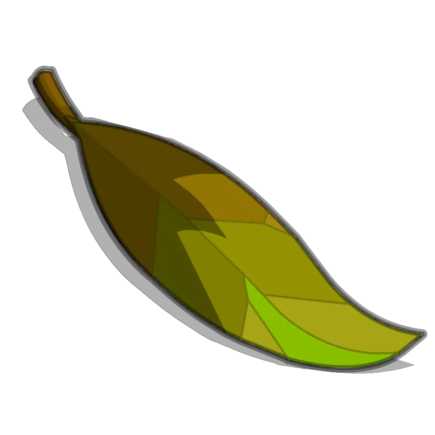 Green Leaf Botanical Illustration