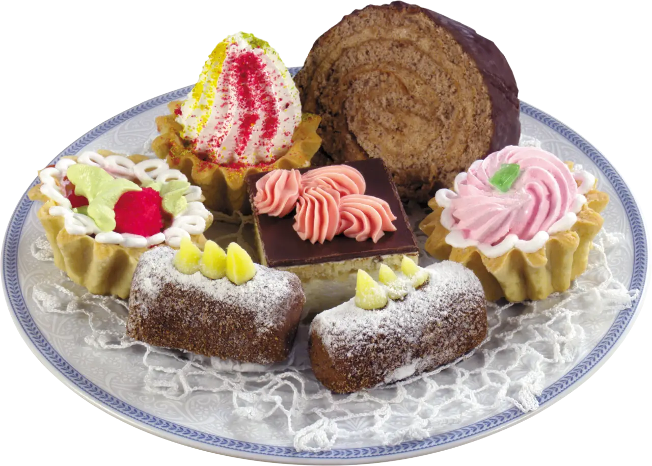 Assorted Desserts on a Plate