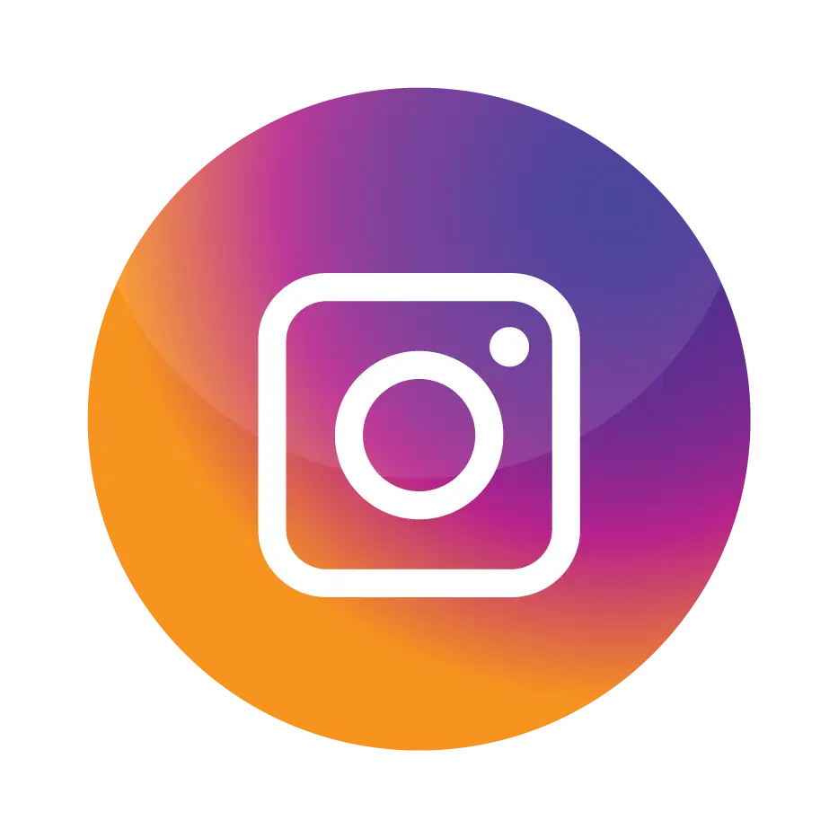 Circular Instagram Logo in Vibrant Gradient