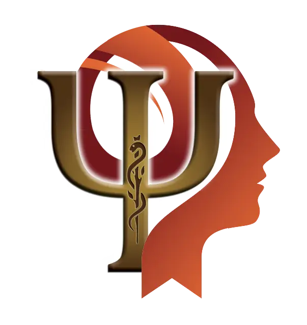 Psychology Symbol with Head Silhouette