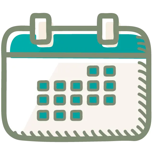 Hand-Drawn Calendar Illustration