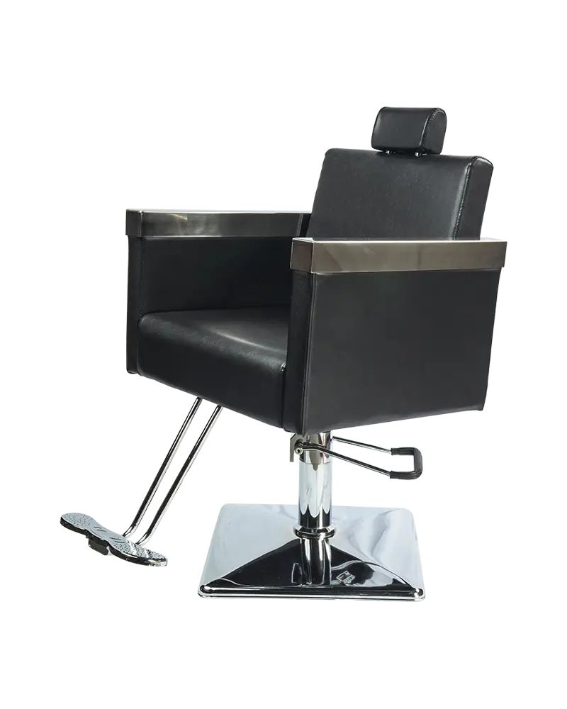 Black Barber Chair with Modern Design