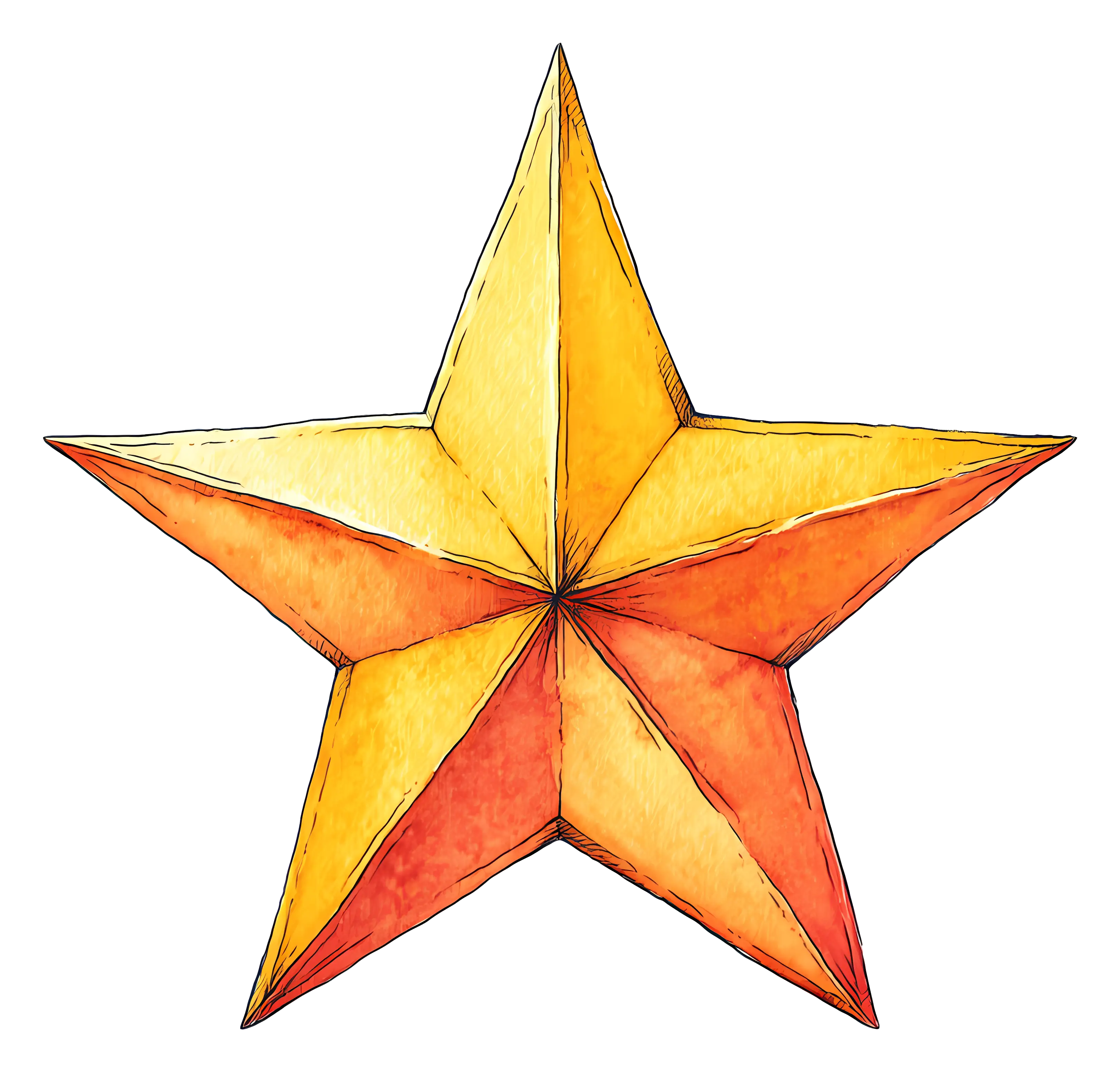 Colorful Star Illustration