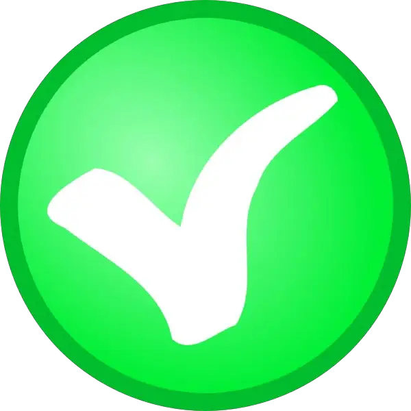 Green Check Mark Icon