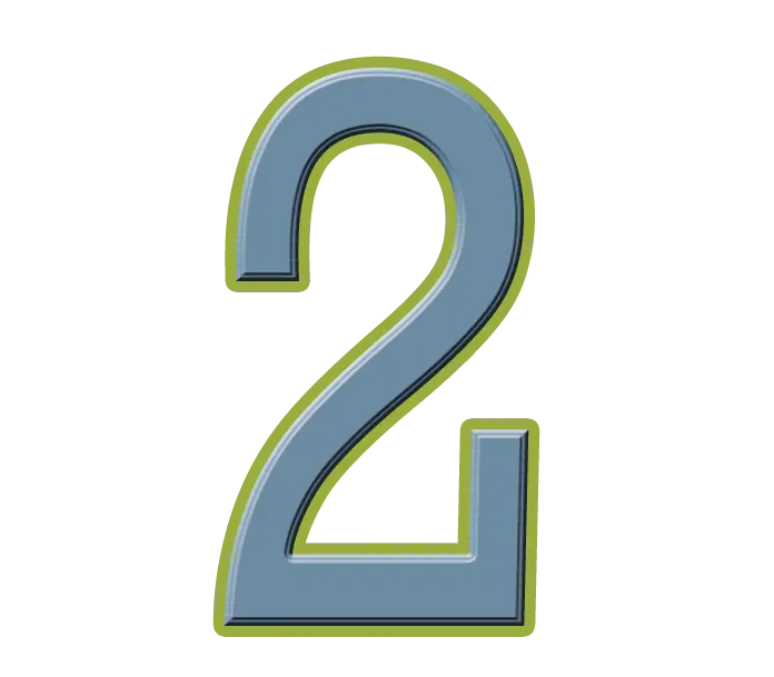 Number 2 Illustration Design