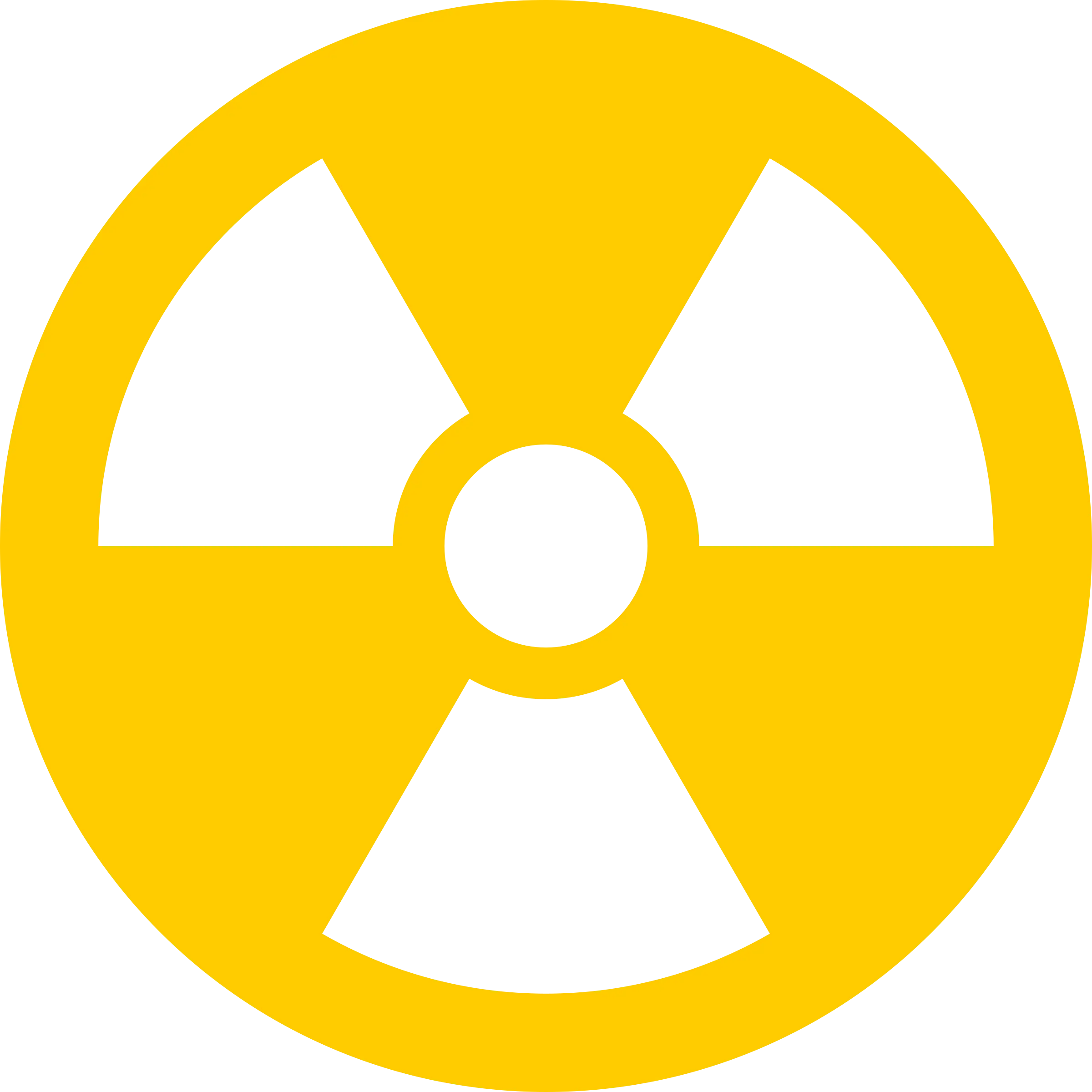 Radioactive Symbol for Warning Indication