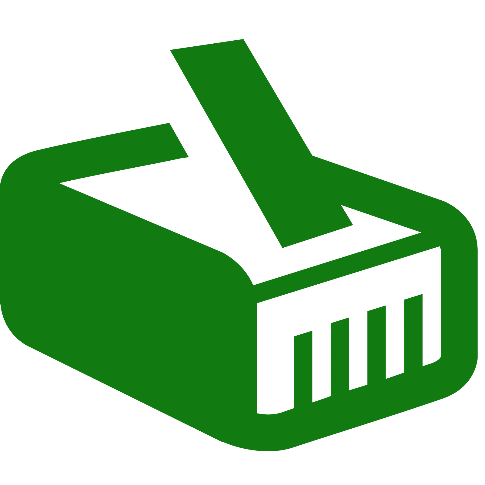 Green Keyboard Socket Icon