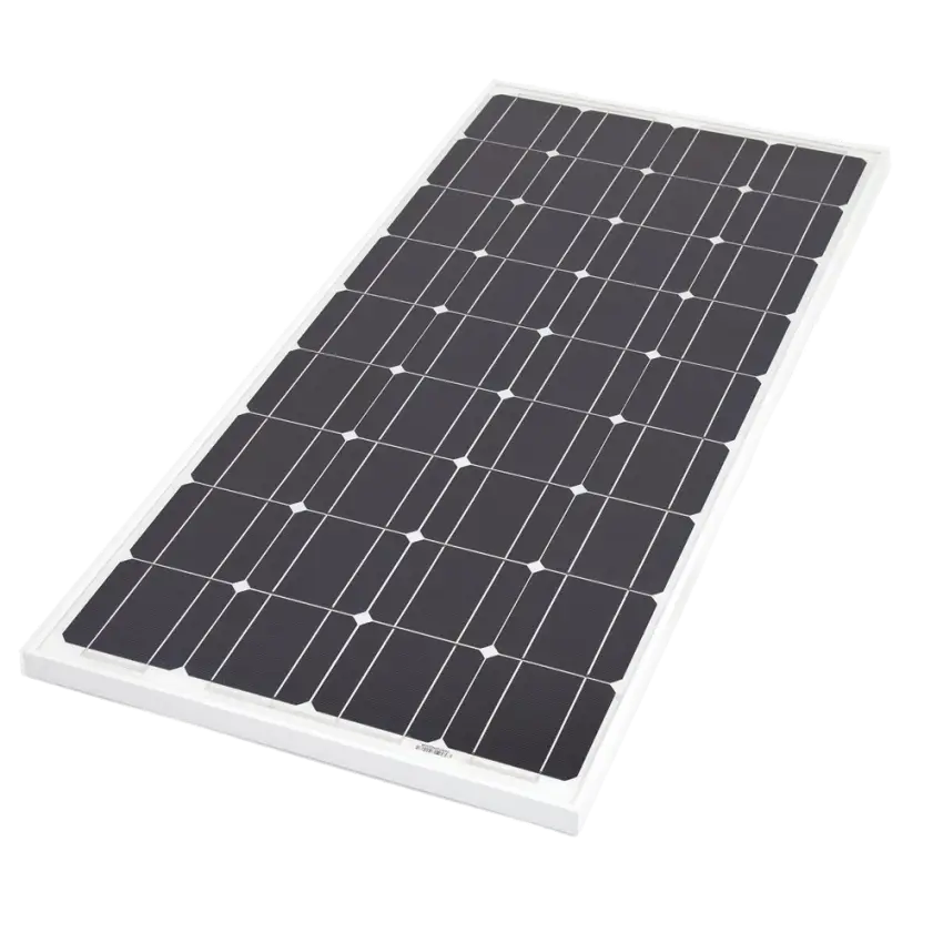 Rectangular Black Solar Panel Illustration