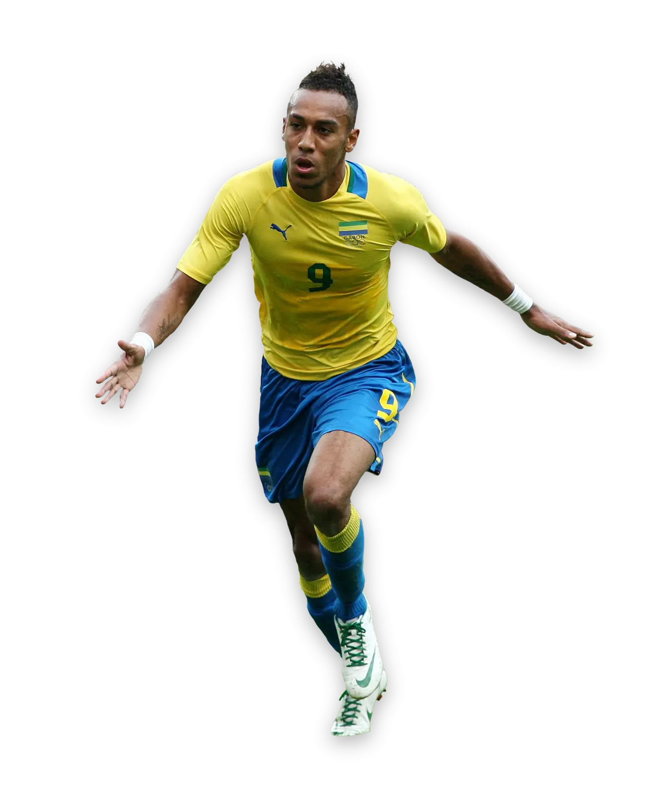 Dynamic Football Player in Action