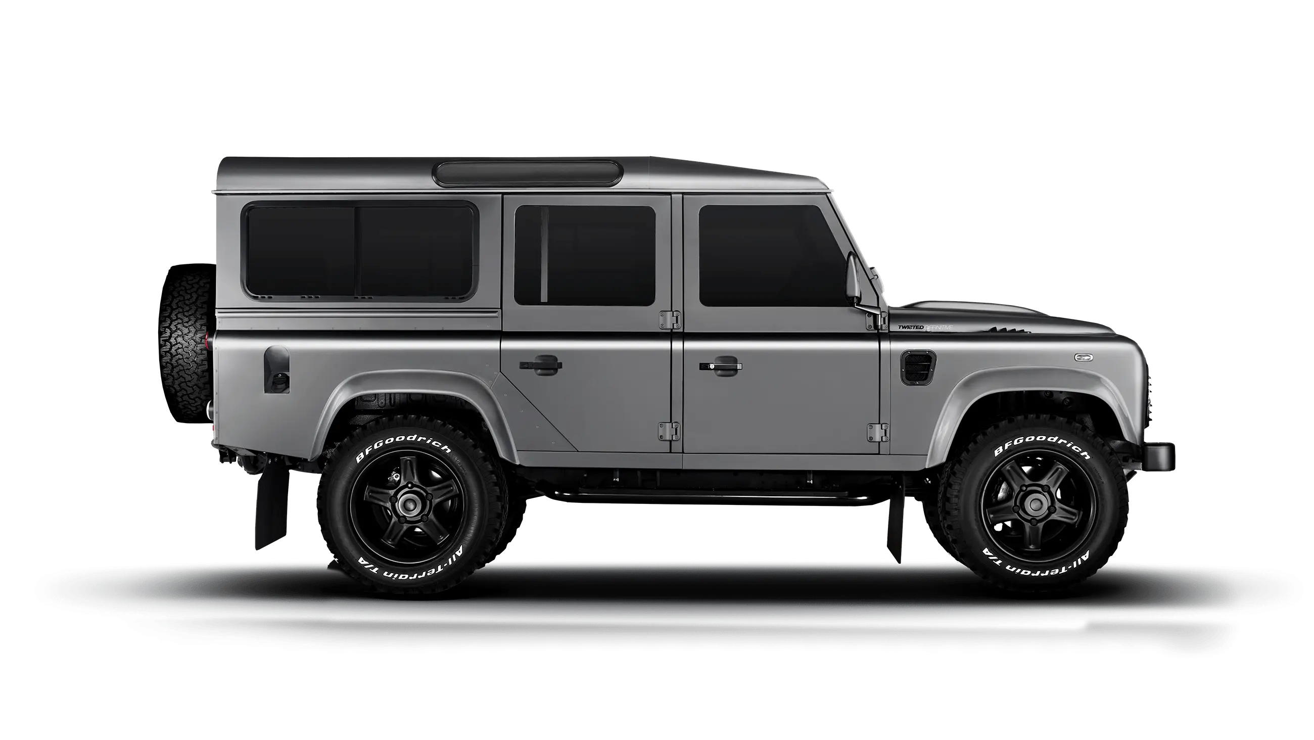 Silver SUV Car Illustration