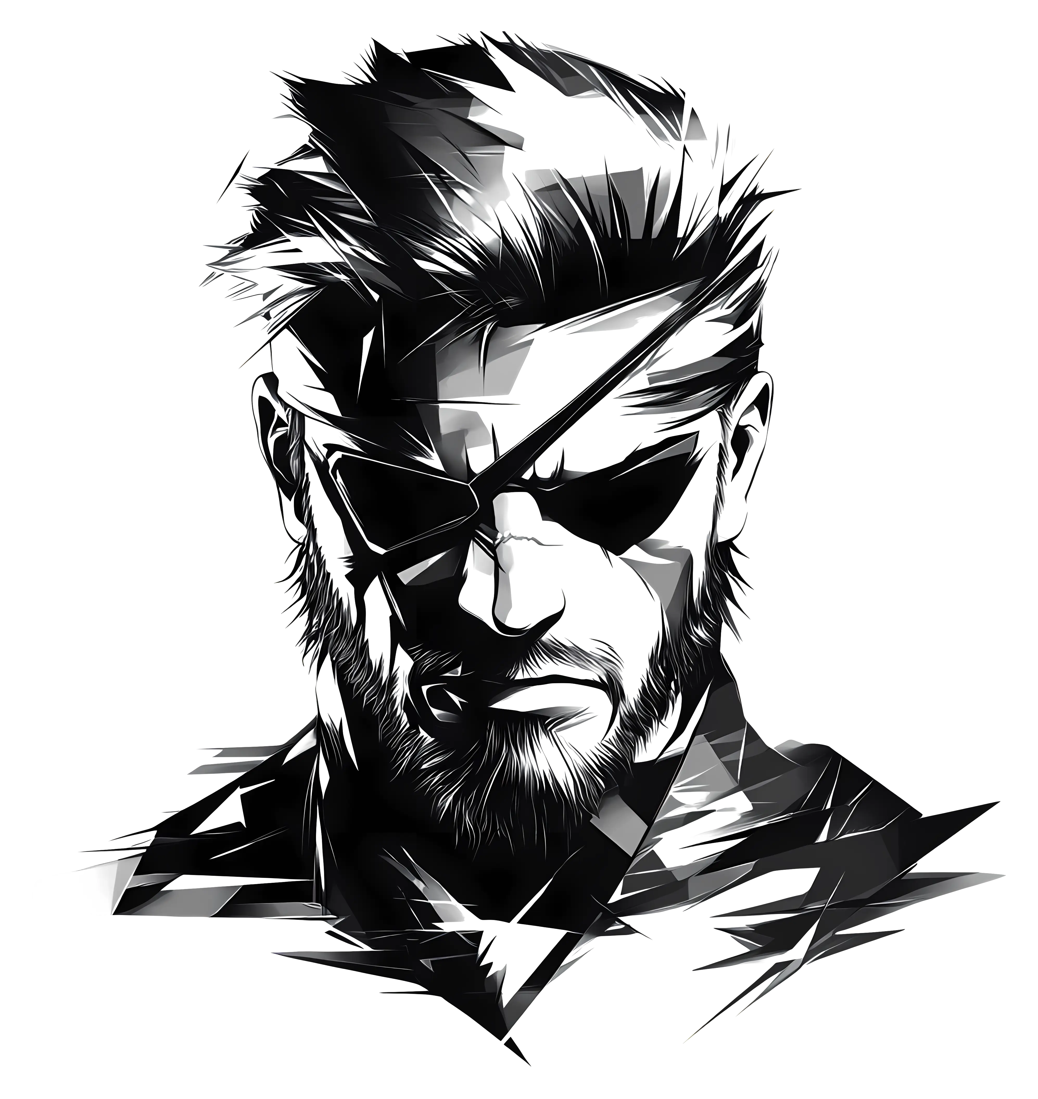 Bold Stylized Portrait