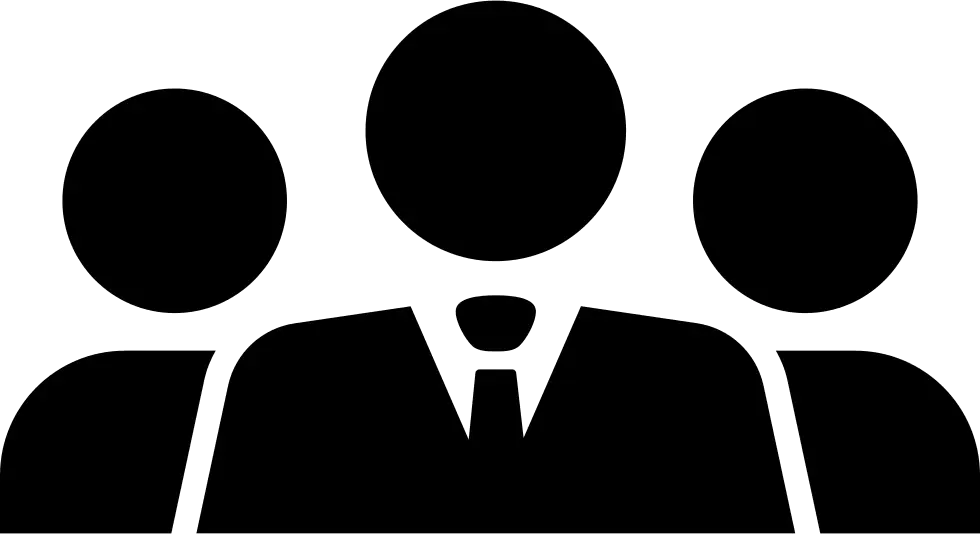 Silhouettes of Team Cooperation