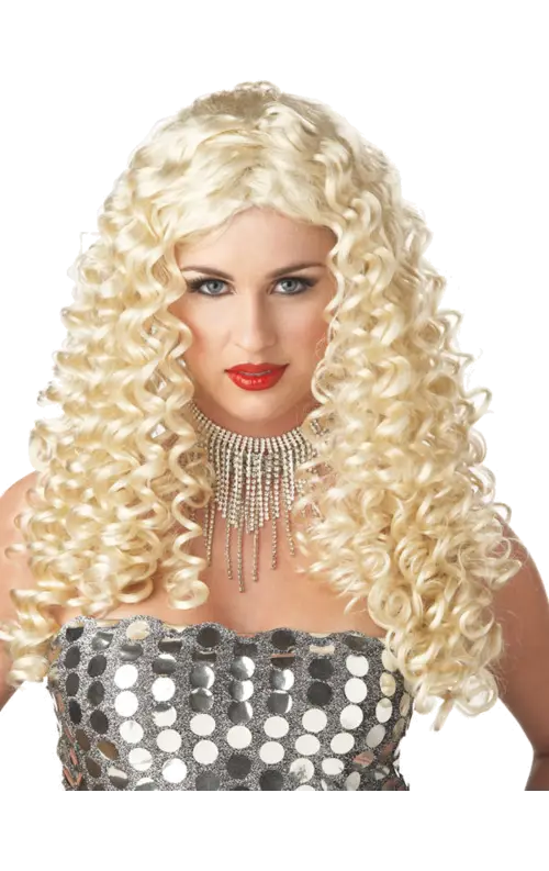 Blonde Curly Wig for Costume and Style