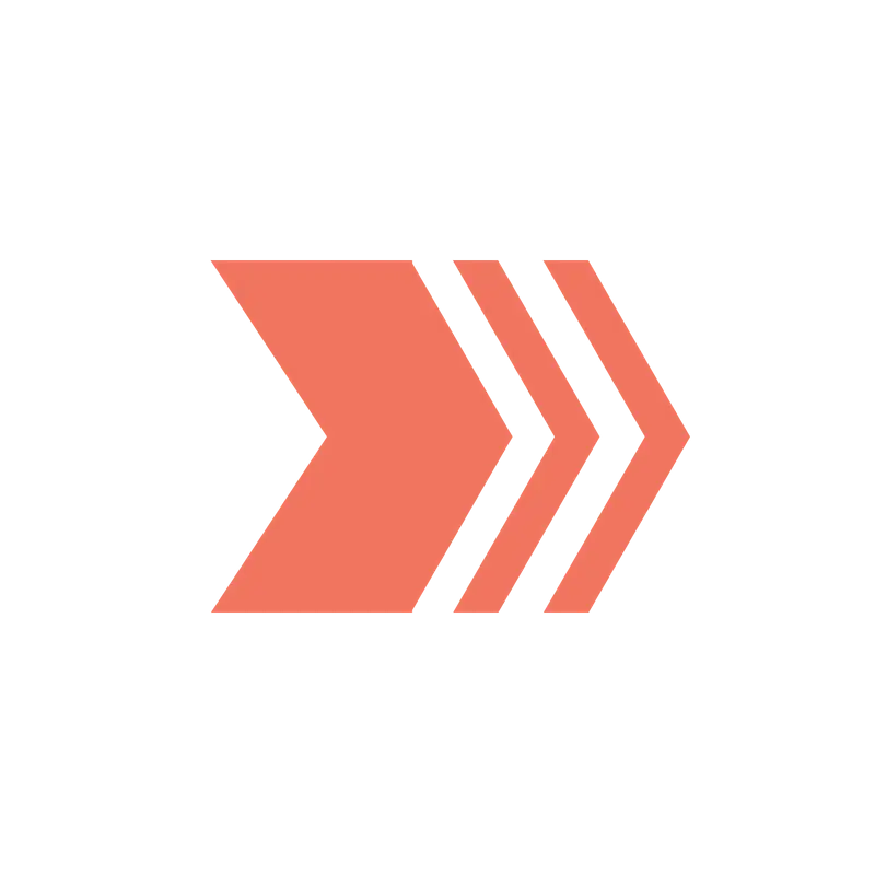 Red Rightward Arrows
