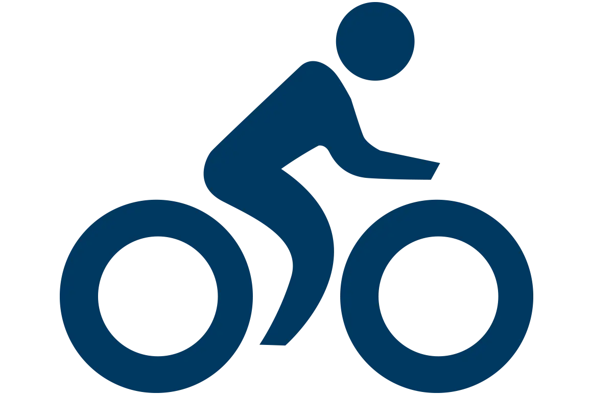 Bicycle Icon in Minimalist Design