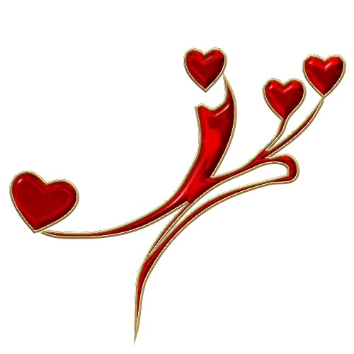 Red Hearts for Valentine&#039;s Day