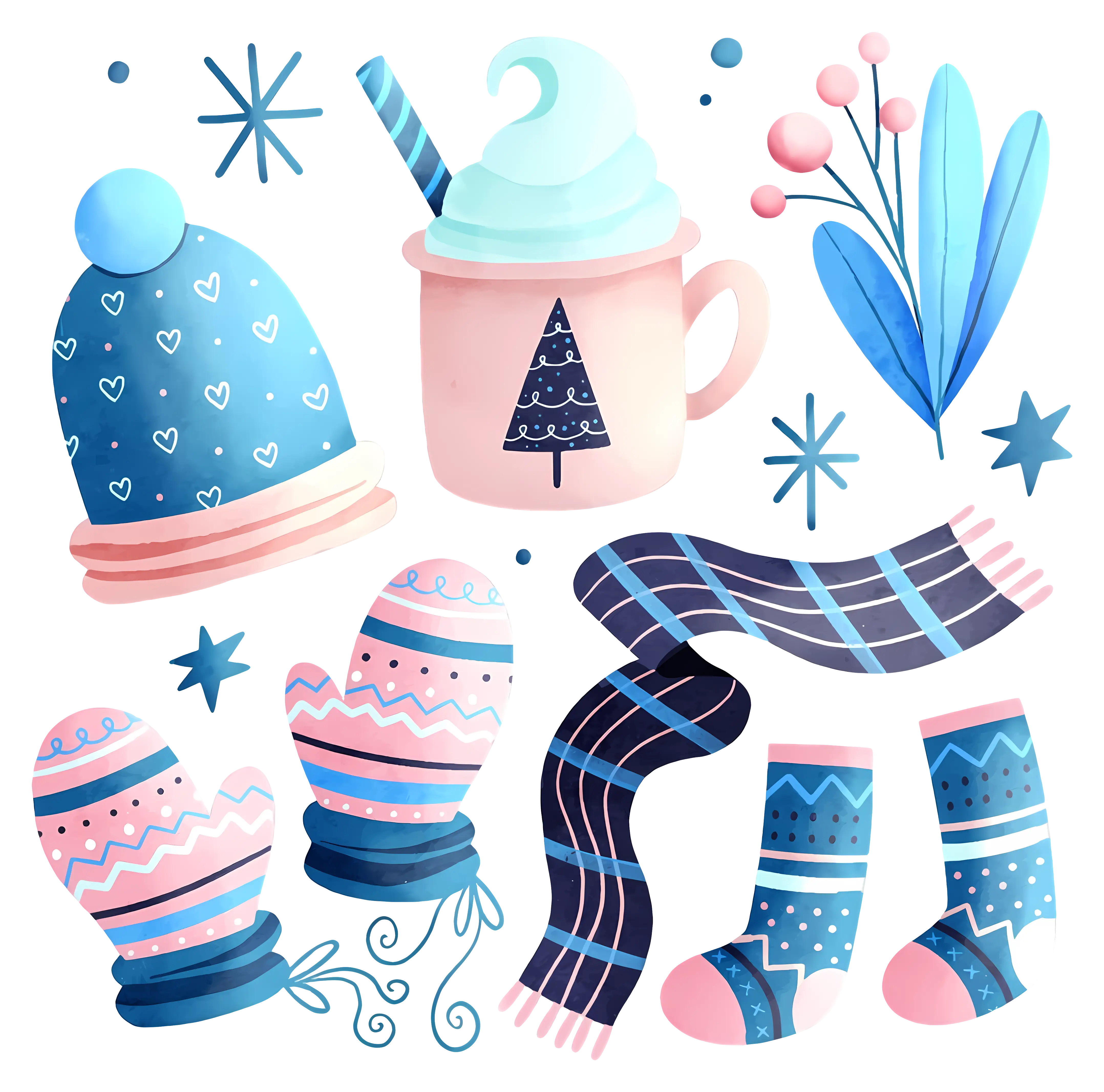Cute Winter Accessories Collection
