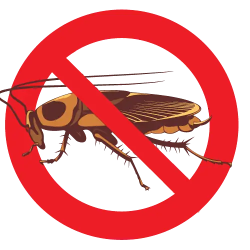 No Cockroach Symbol for Pest Control