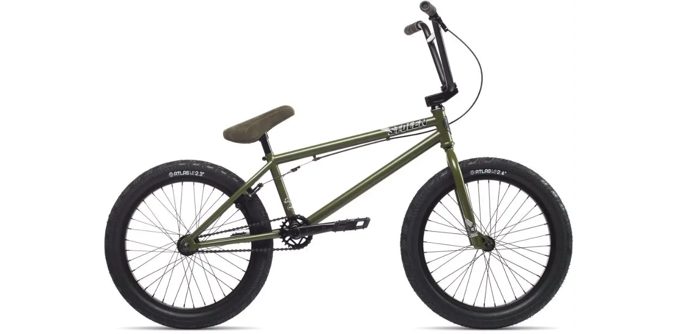 Green BMX Bike for Freestyle Rides
