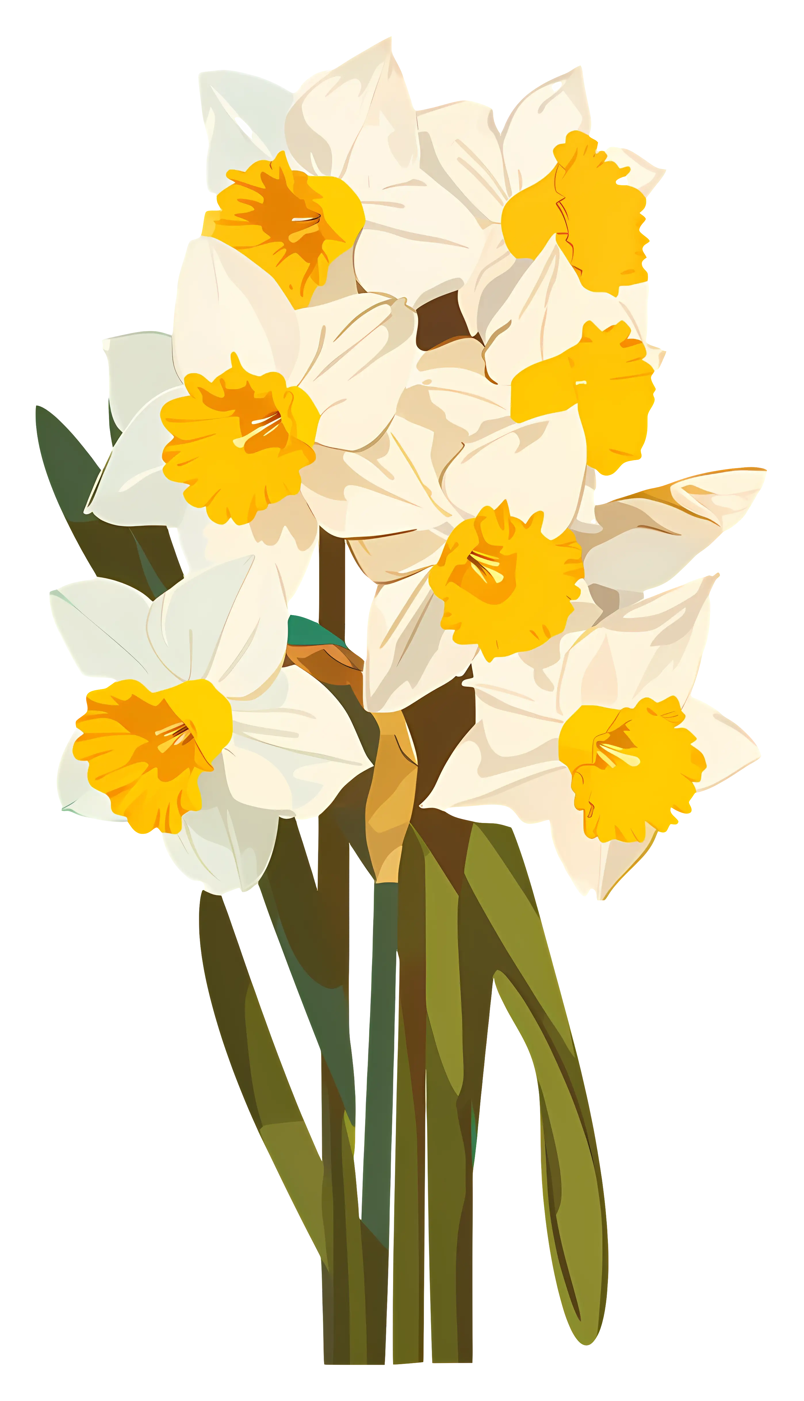 Beautiful Daffodils in Bloom